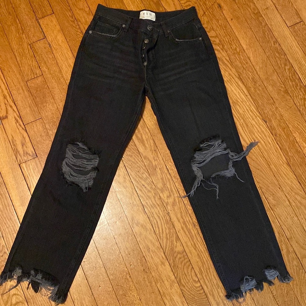 FREE PEOPLE jeans Black